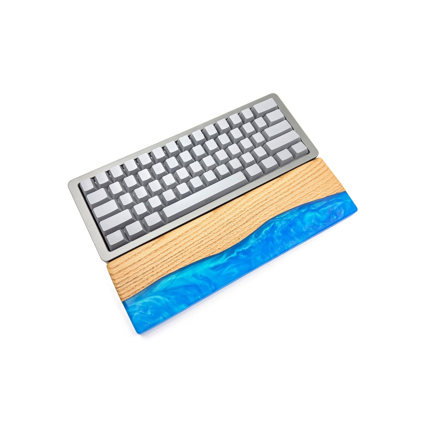 Keyboard Wrist Rest (Half Wood & Half Epoxy)