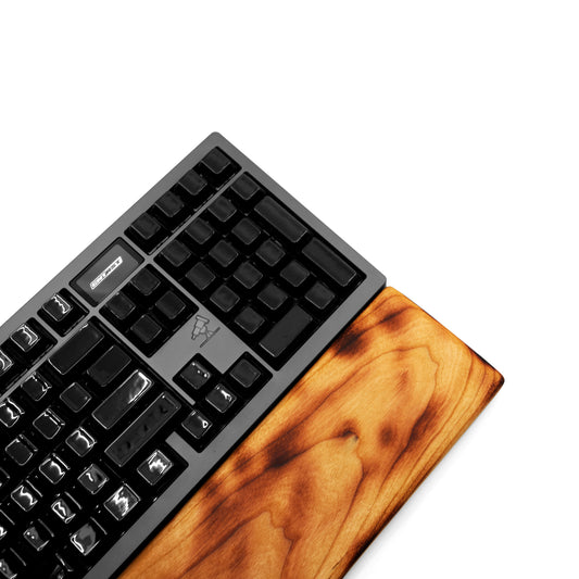 Keyboard Wrist Rest (Wood) - Cherry (Scorched)