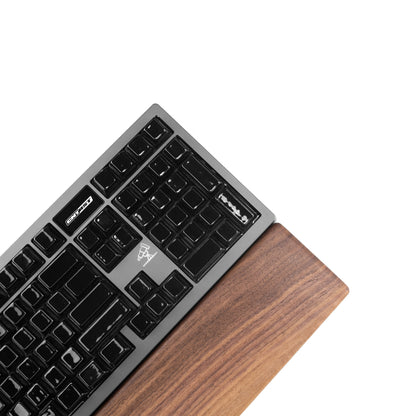 Keyboard Wrist Rest (Wood) - Walnut