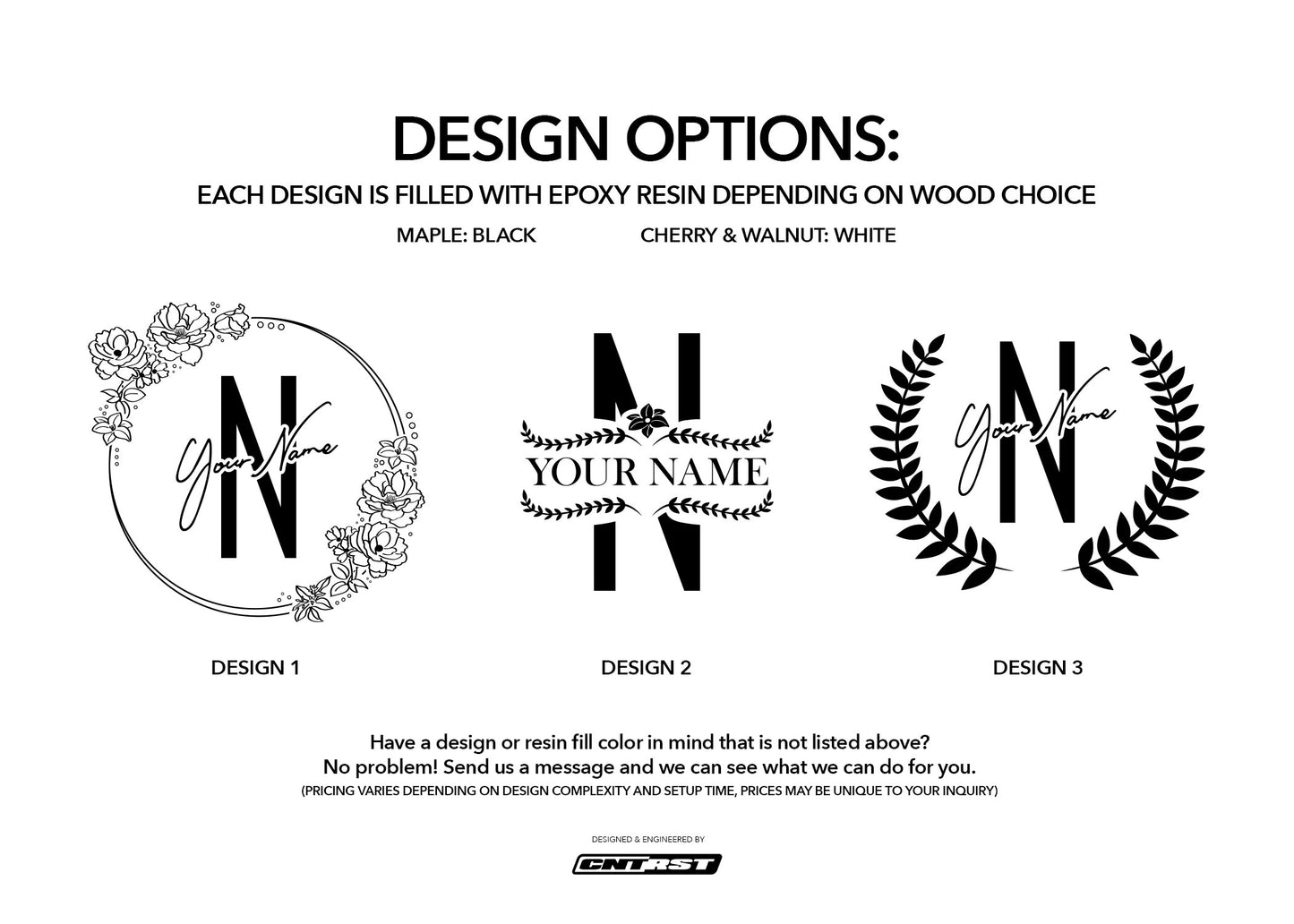 Personalized Wood Stovetop Tray