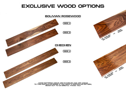 Keyboard Wrist Rest (Wood) - Chechen