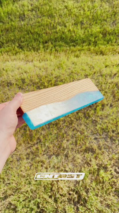 Keyboard Wrist Rest (Half Wood & Half Epoxy)